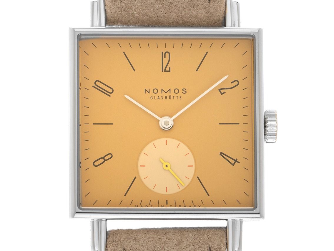 Nomos Glashütte Tetra Ochra Ref.437 Bj.2026 Full Set Neu 
