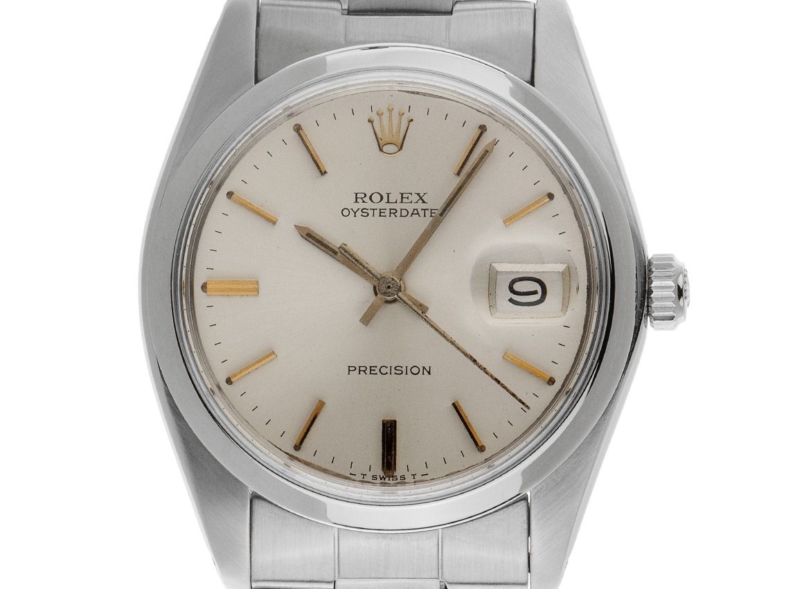 Rolex Oysterdate Precision Ref.6694 1975 Box&Beschreibung sehr gut Vintage