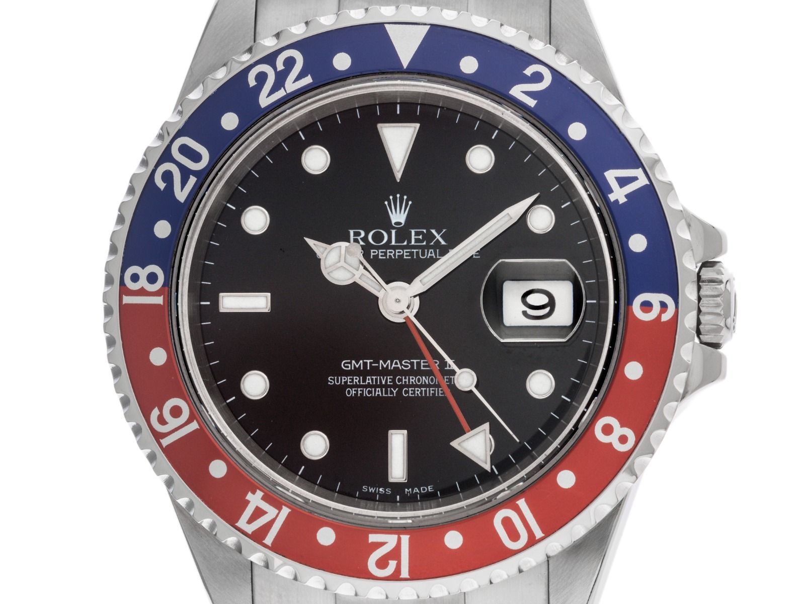 Rolex GMT Master II Pepsi Ref.16710T 2003 Box&Beschreibung wie Neu Vintage