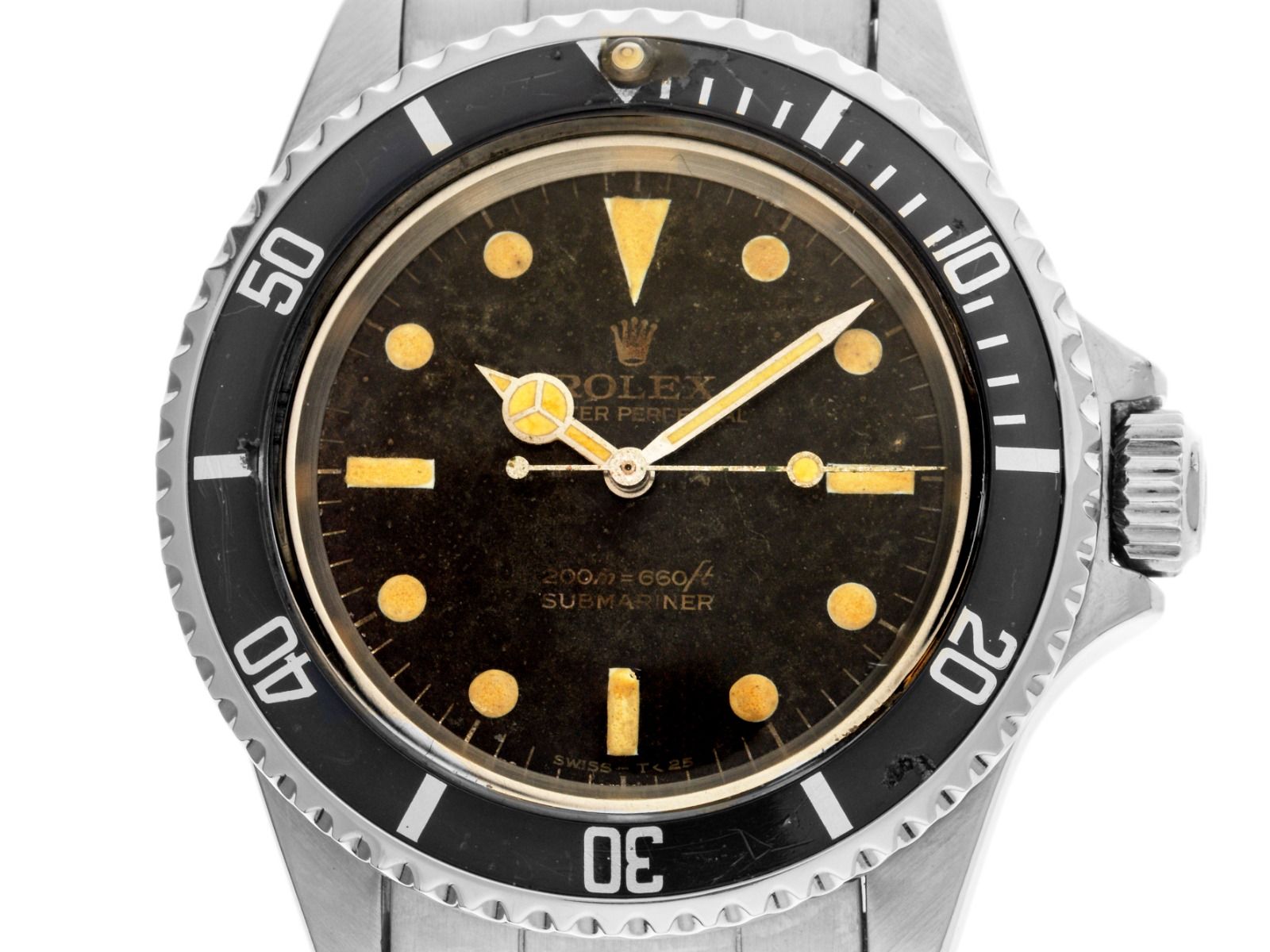 Rolex Submariner No Date Ref.5513 1966 Full Set Original Unpoliert