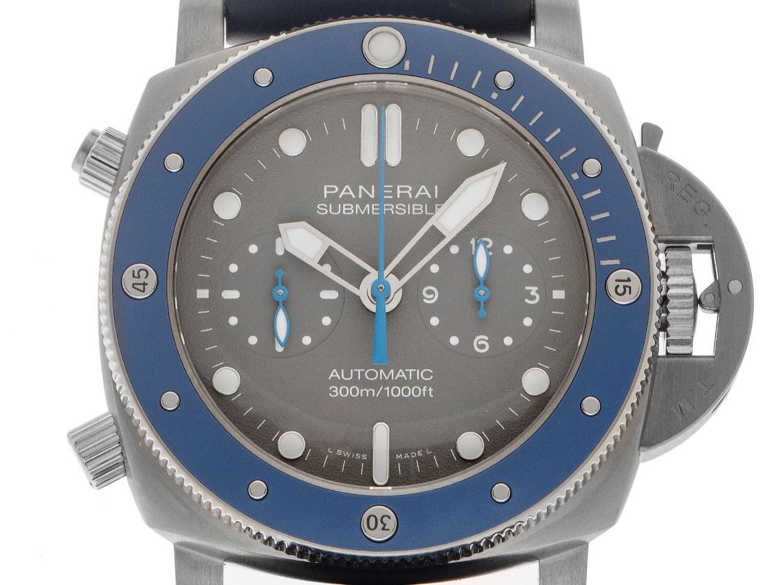 Panerai Submersible Chrono Guillaume Nery Edition Ref.PAM00982 2025 Full Set Ungetragen
