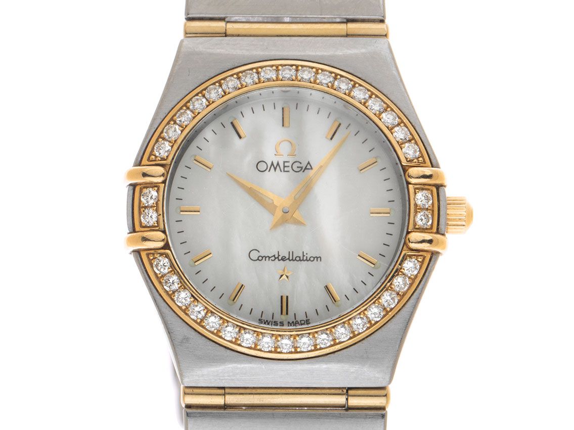 Omega Constellation Lady Ref.12777000 2001 Full Set original unpoliert