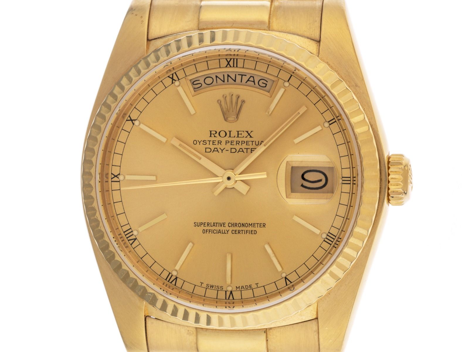 Rolex Day-Date Ref.18038 Bj.1978 Box&Beschreibung sehr gut Vintage