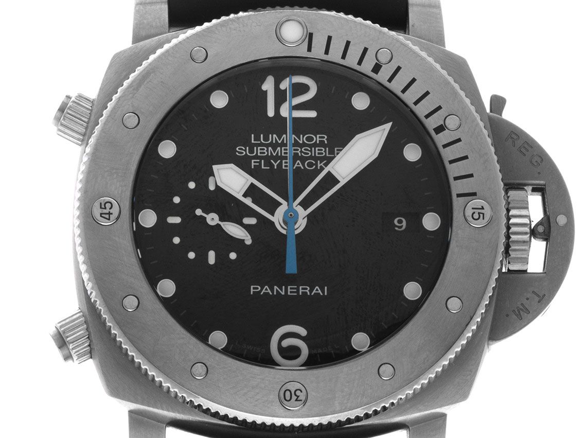 Panerai Luminor Submersible Flyback Titan Ref.PAM00614 Full Set wie Neu Vintage