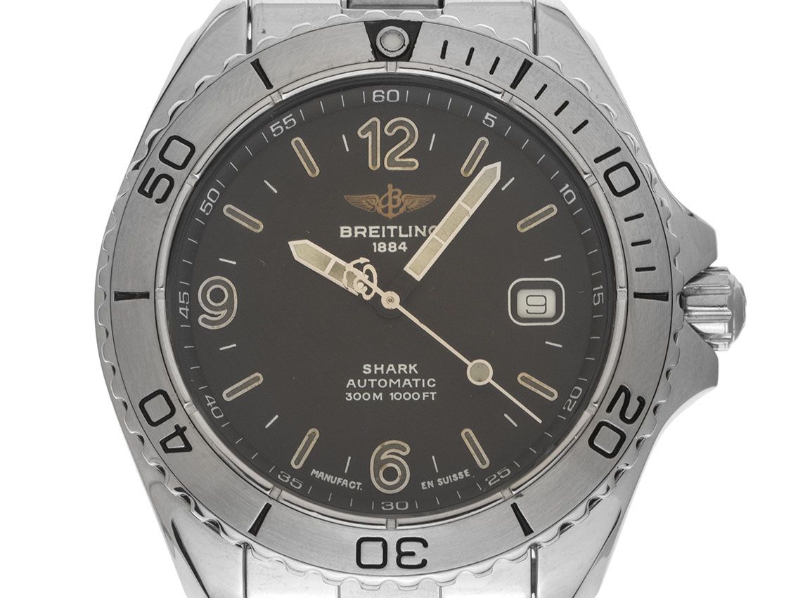 Breitling Shark Ref.A17605-108 1993 Full Set sehr gut Vintage