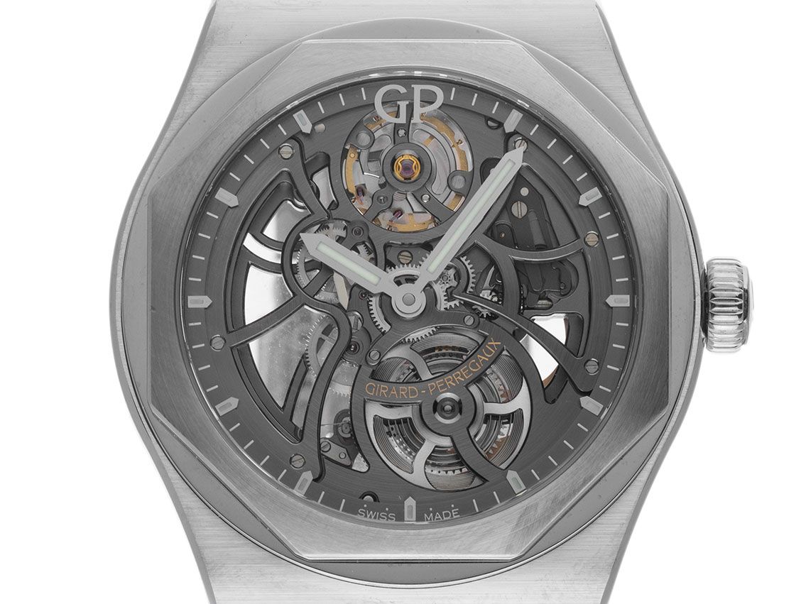 Girard Perregaux Laureato Skeleton Ref.81015-11-001-11A 2019 Full Set original unpoliert