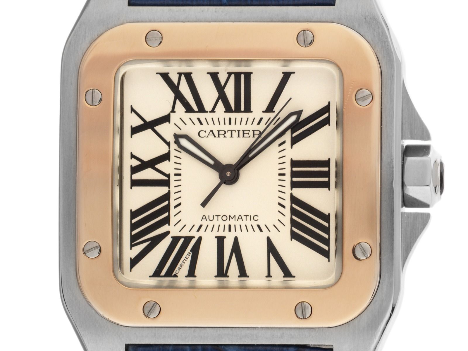 Cartier Santos 100 GM Großes Modell Ref.2878 2015 Full Set wie Neu Vintage