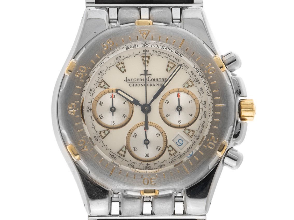 Jaeger-leCoultre Kryos Chronograph Ref.305.5.31 Bj.1990 original Box sehr gut Vintage