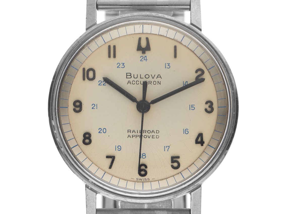Bulova Accutron Railroad 1963 sehr gut Vintage