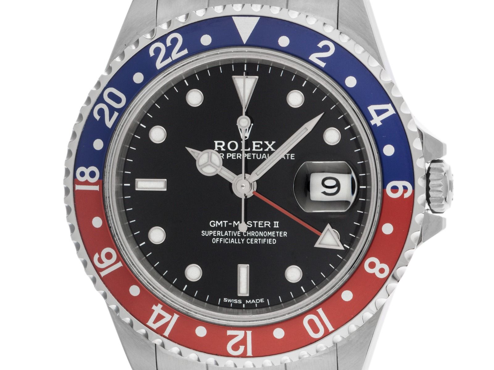 Rolex GMT Master II Pepsi Ref.16710 Bj.1998 Full Set sehr gut Vintage
