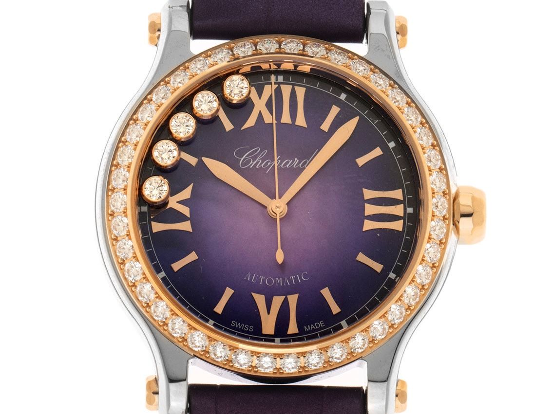 Chopard Happy Sport Diamanten Ref.278608-6012 2026 Full Set Ungetragen