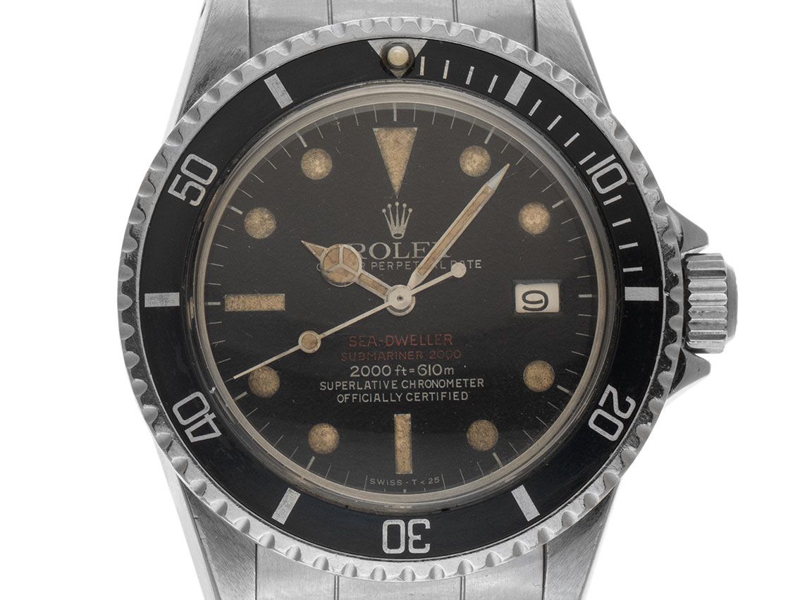 Rolex Sea-Dweller 2000 Double Red Ref.1665 1977 Full Set original Vintage