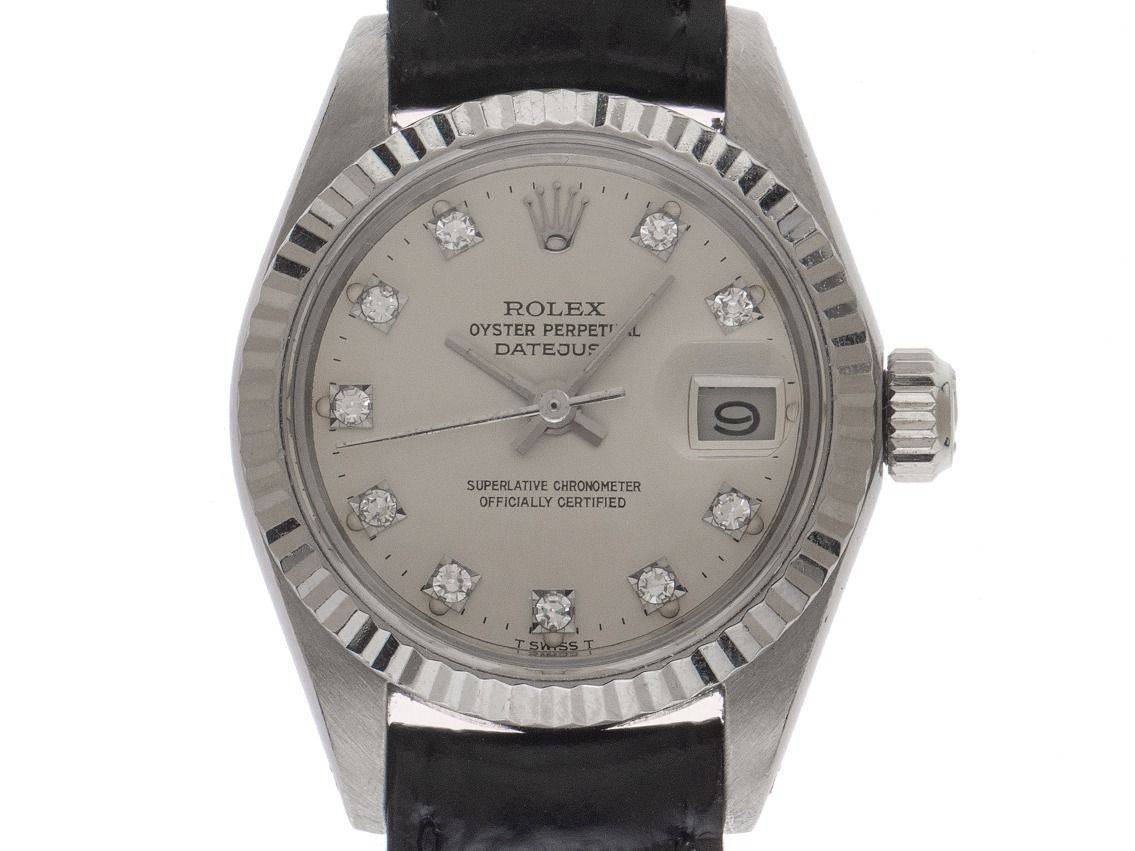 Rolex Lady Datejust Diamanten Ref.6917 Bj.1982 Box&Beschreibung sehr gut Vintage  
