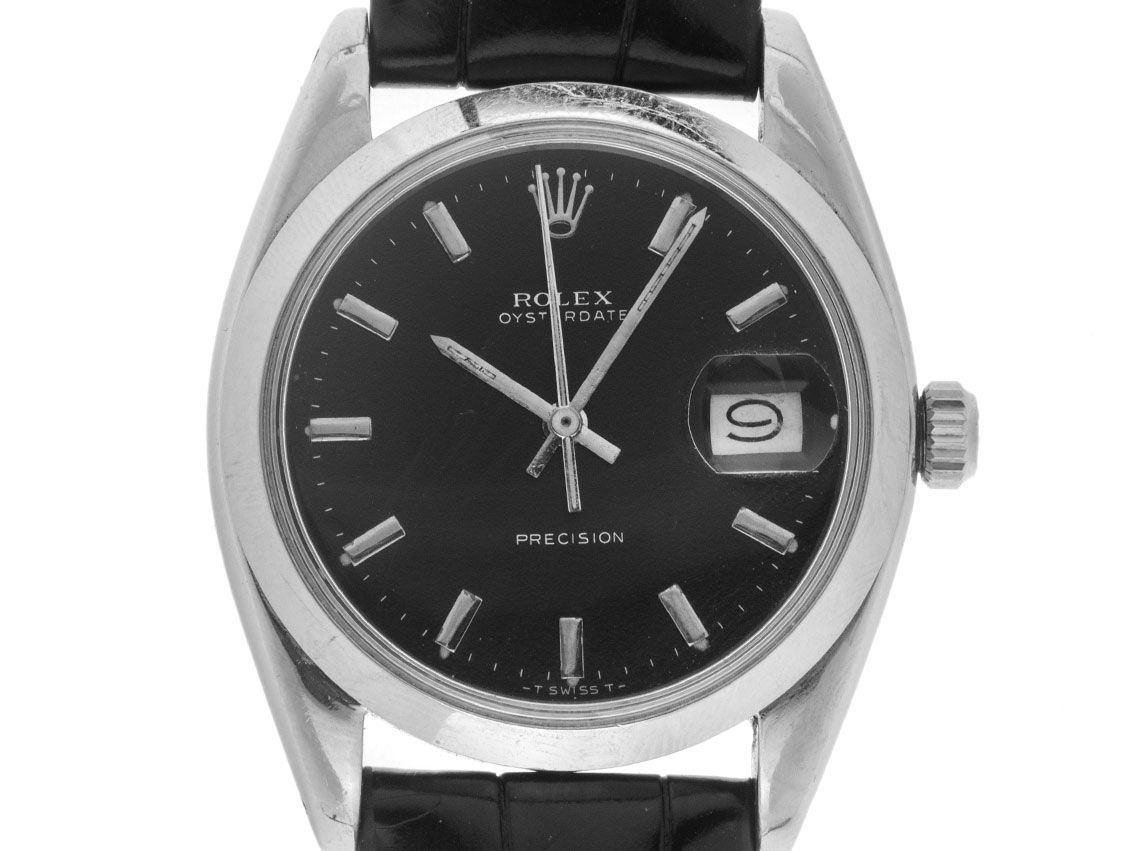 Rolex Oysterdate Precision Ref.6694 1975 original Box sehr gut Vintage 