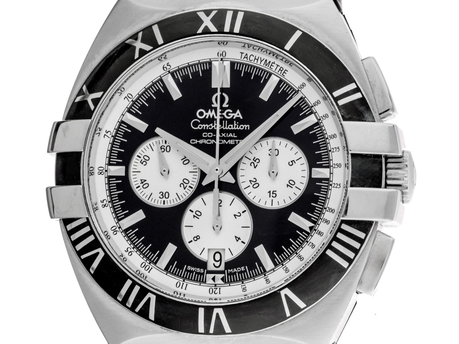 Omega Constellation Double Eagle Chronograph Ref.1819.51.91 Bj.2007 Full Set original Unpoliert Vintage