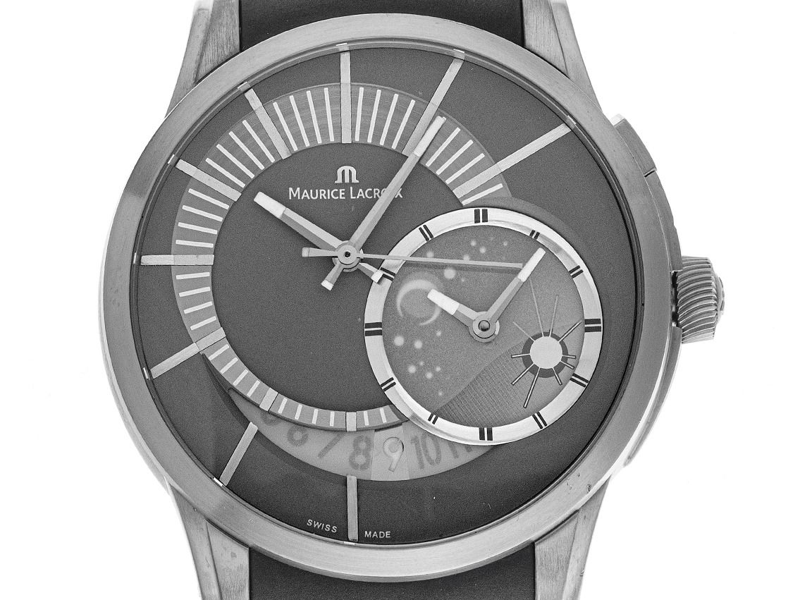 Maurice Lacroix Pontos Decentrique GMT Ref.PT6108 Bj.2010 Full Set sehr gut Vintage