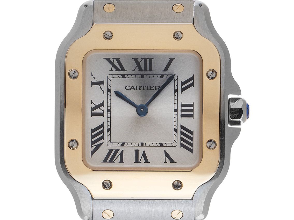 Cartier Santos Galbee PM kleines Modell Ref.W2SA0033 Bj.2026 Full Set Ungetragen