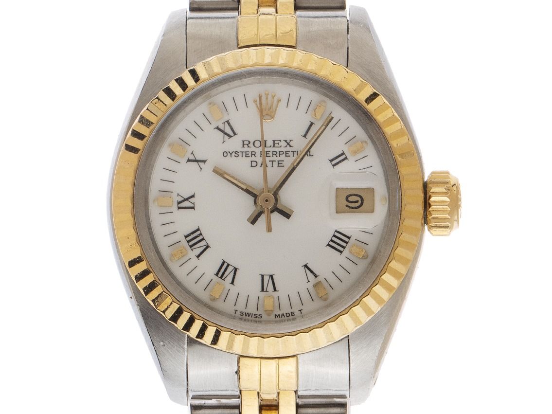Rolex Oyster Perpetual Date Lady Ref.6917 Bj.1984 Box&Beschreibung sehr gut Vintage