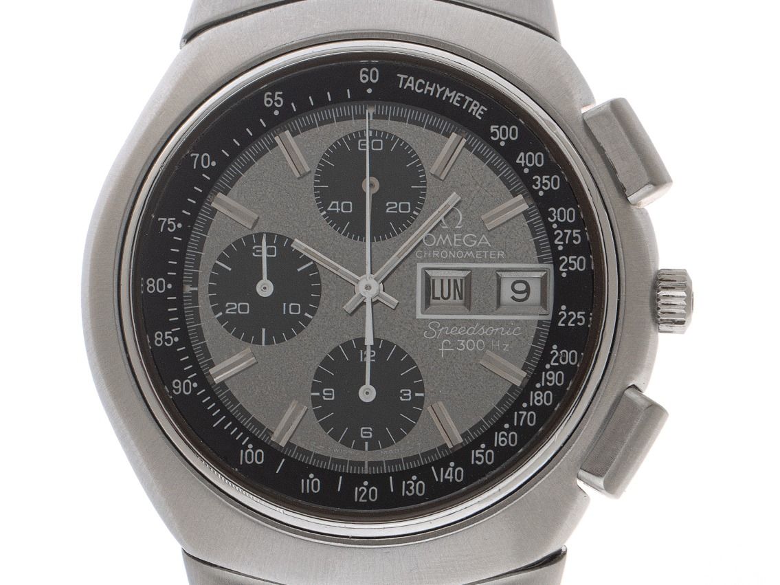 Omega Seamaster Speedsonic Ref.388.0800 Bj.1974 Box&Beschreibung guter Zustand Vintage