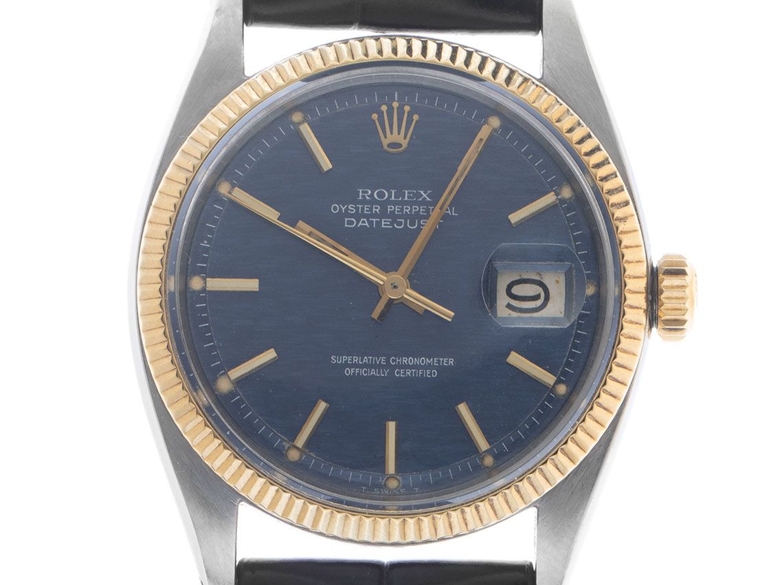 Rolex Datejust Ref.1601 1960 Box&Beschreibung original Vintage unpoliert