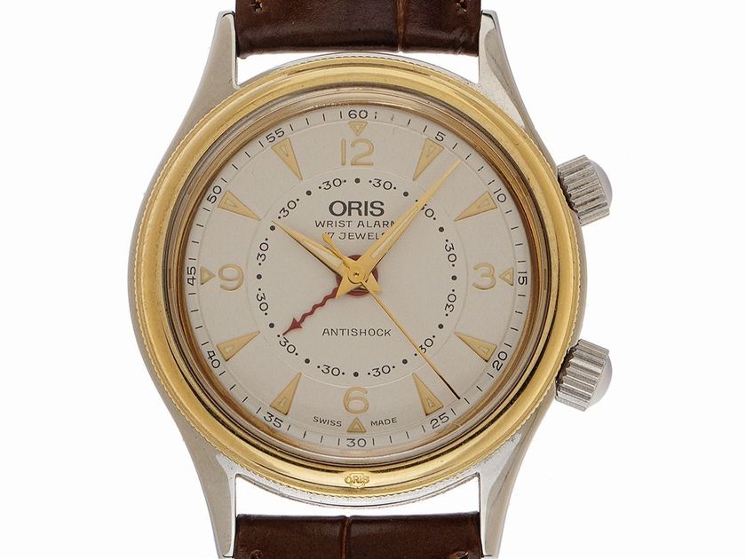 Oris Wrist Alarm Ref.418-7451-63 Bj.1992 Full Set sehr gut Vintage