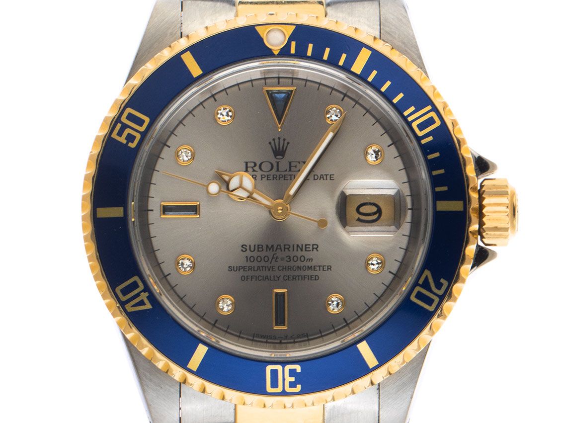 Rolex Submariner Date Sultan Ref.16613 1991 Full Set LC 100 Original Vintage Unpoliert