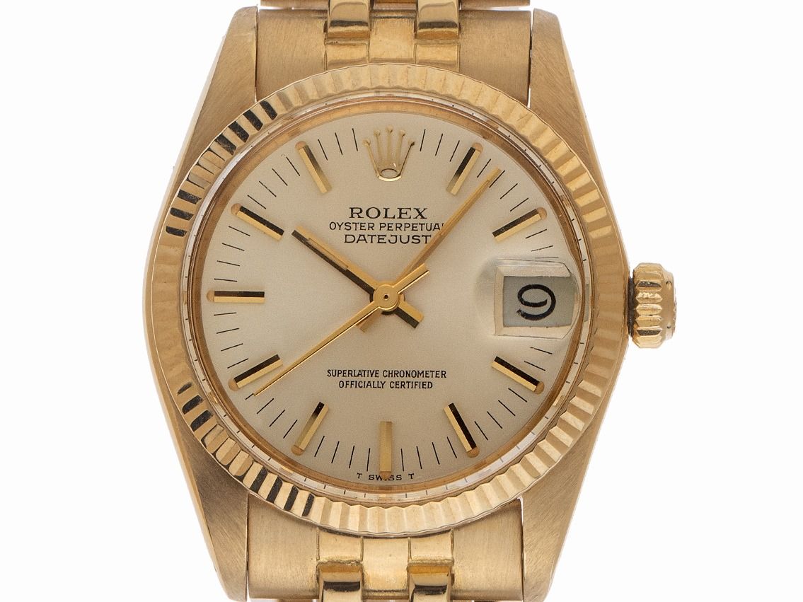 Rolex Datejust Medium Ref.6827 Bj.1979 Box&Beschreibung sehr gut Vintage 