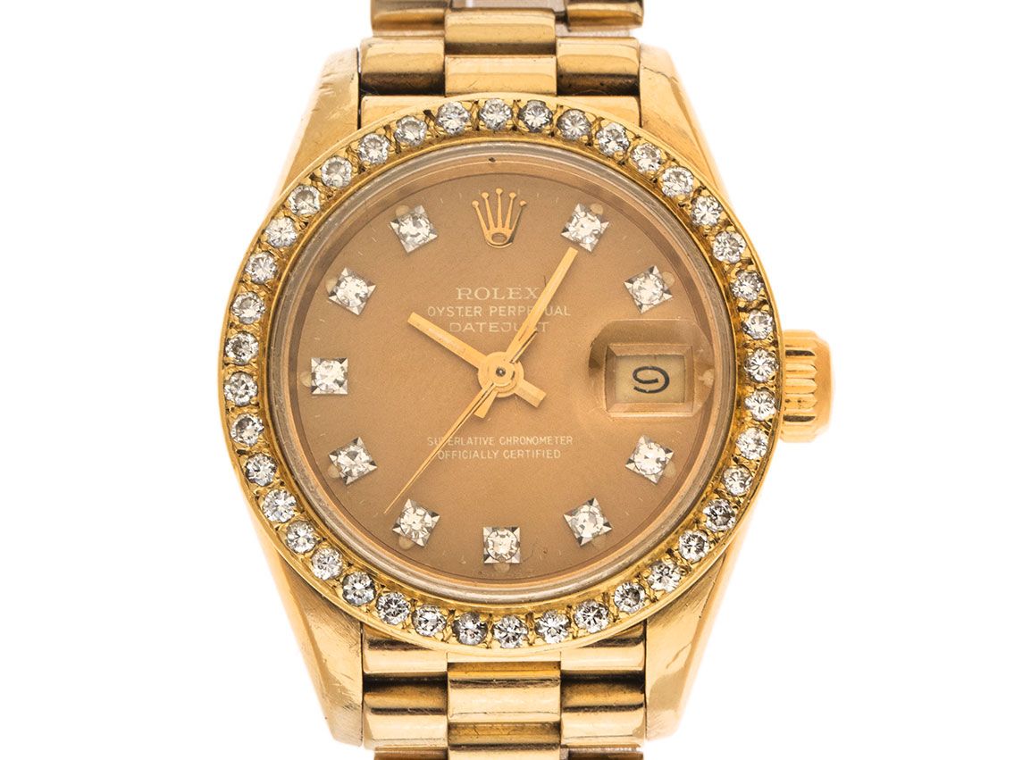 Rolex Datejust Lady Ref.69178 1990 Box&Beschreibung Original Vintage Unpoliert