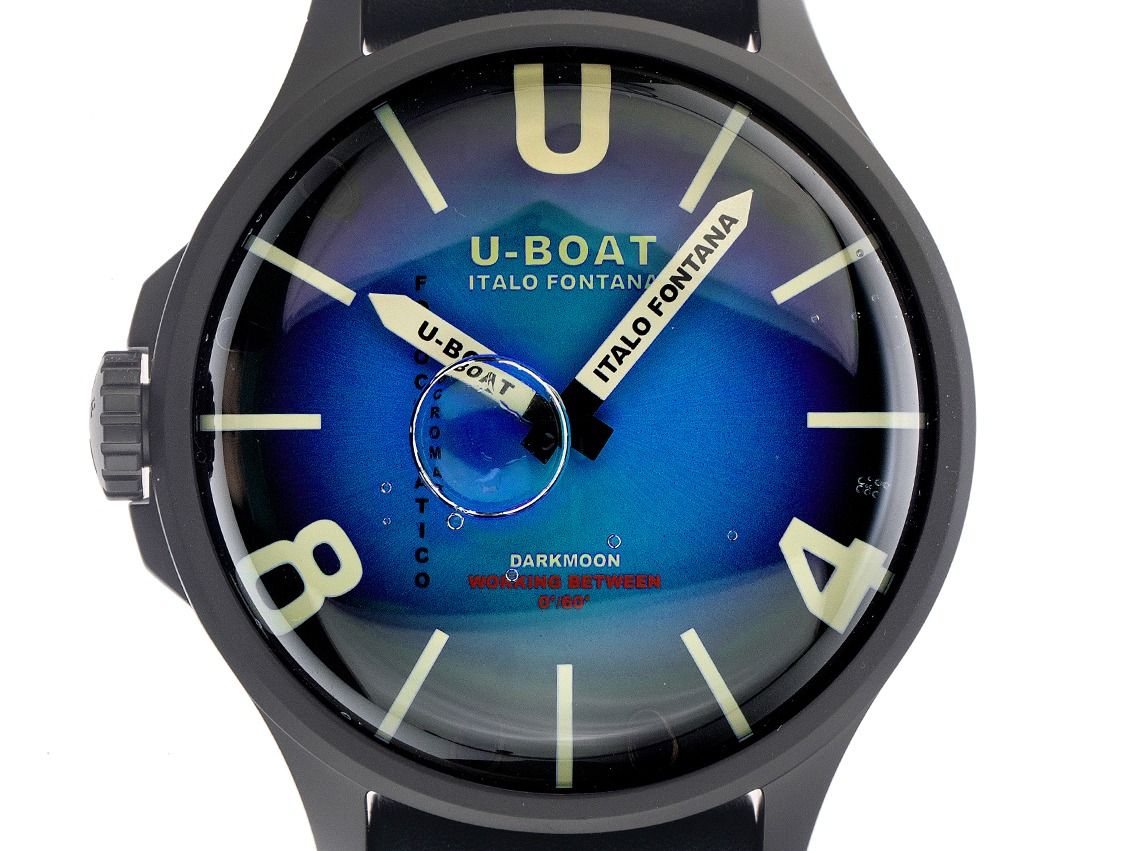 U-Boat Darkmoon Kama PVD Blue Ref.3341 Full Set Neu 