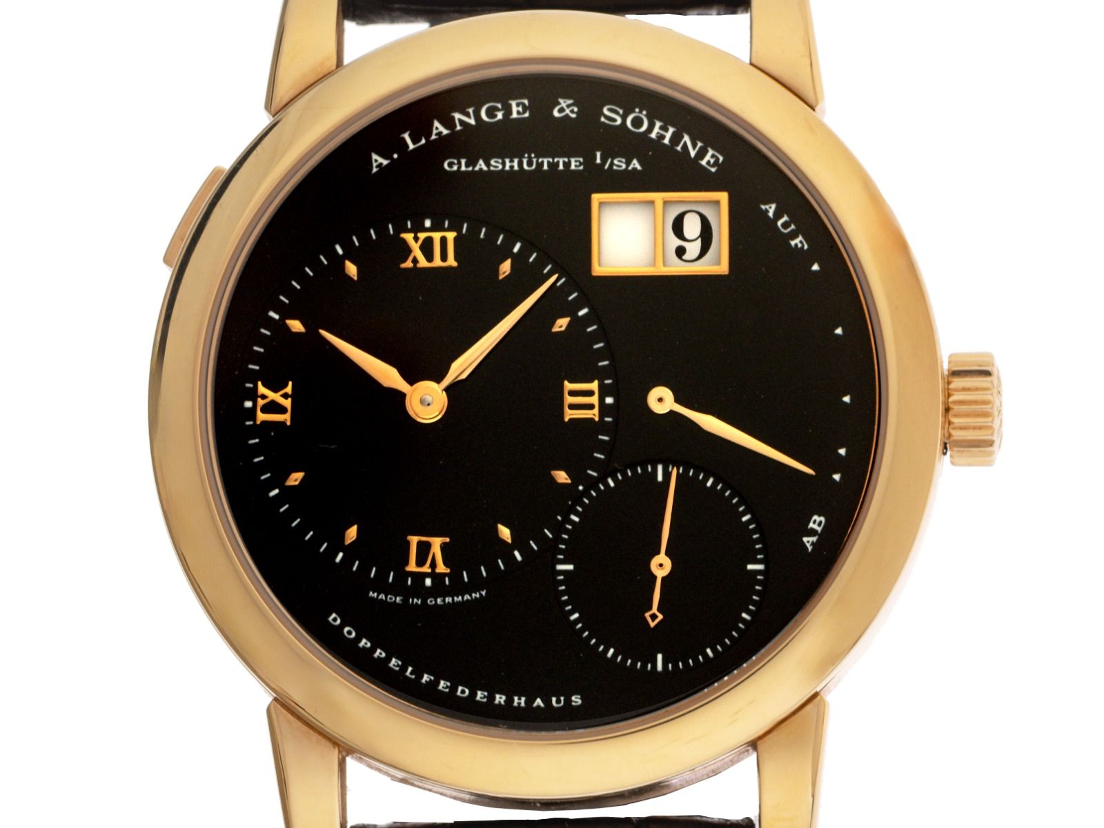 A. Lange & Söhne Lange 1 Ref.101.031 Bj.1998 Full Set original Vintage Unpoliert