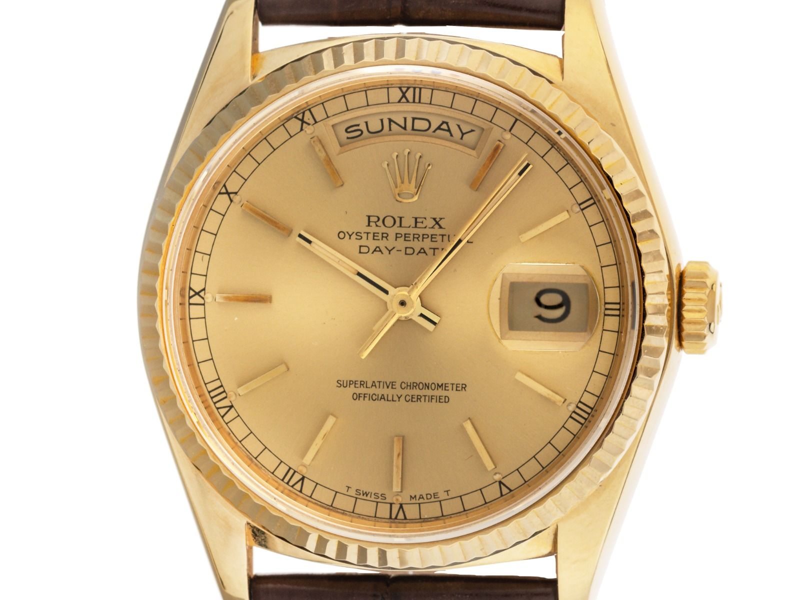 Rolex Day-Date Ref.18238 Bj.1991 Box&Beschreibung original Vintage Unpoliert