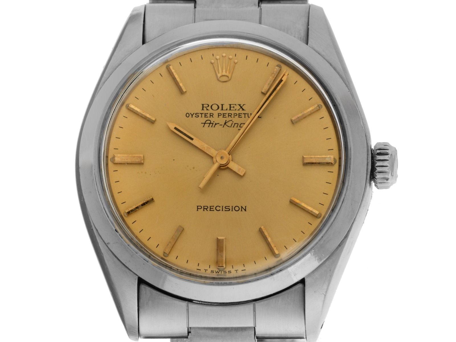 Rolex Oyster Perpetual Air King Precision Ref.5500 Bj.1978 original Box original Vintage Unpoliert