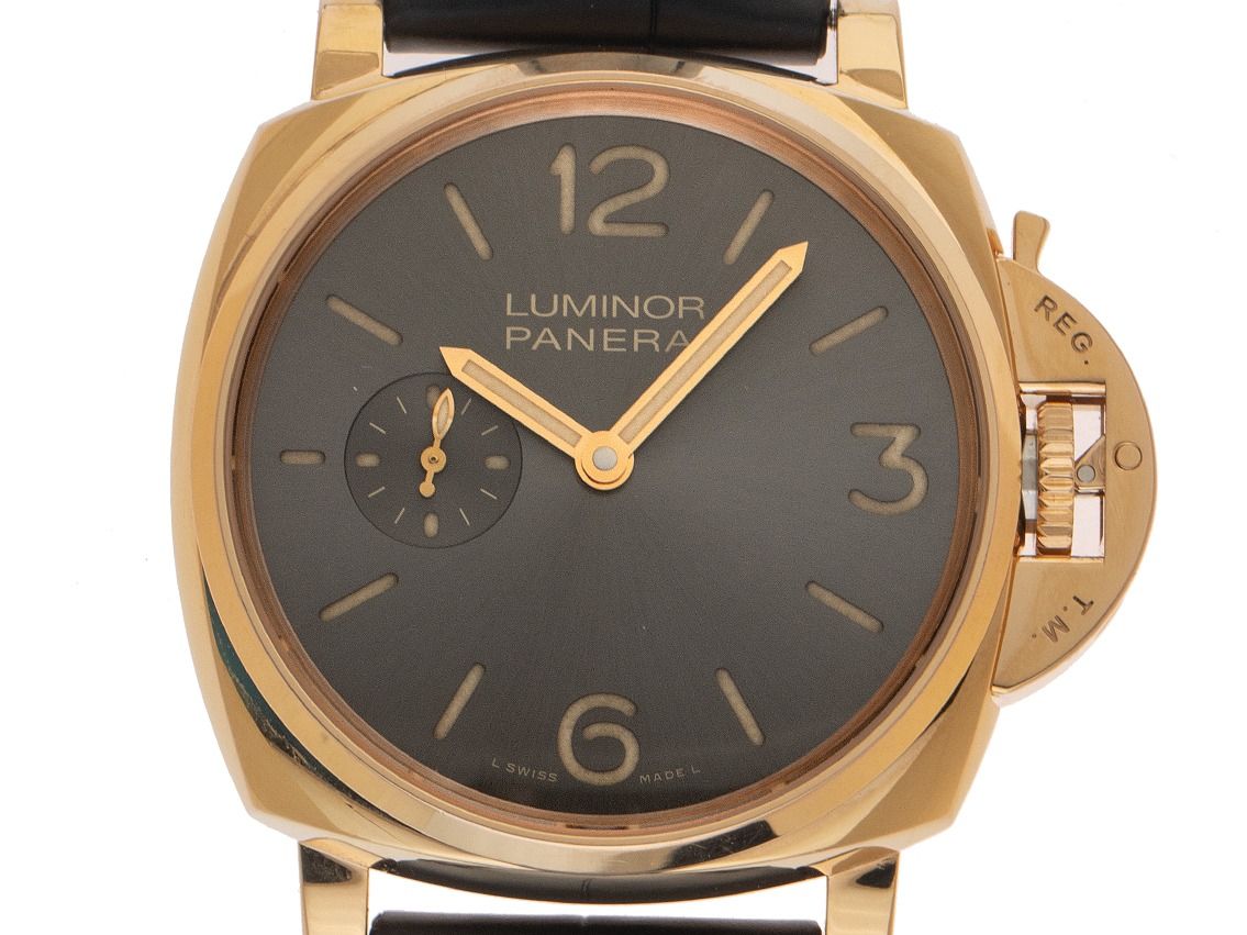 Panerai Luminor 3 Days Ref.PAM00677 2017 Full Set Original Vintage Unpoliert