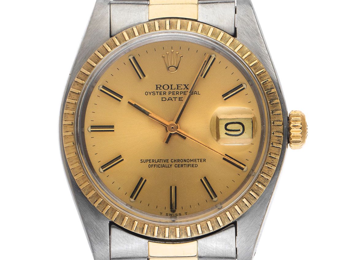 Rolex Oyster Perpetual Date Ref.1505 Bj.1979 original Box sehr gut Vintage