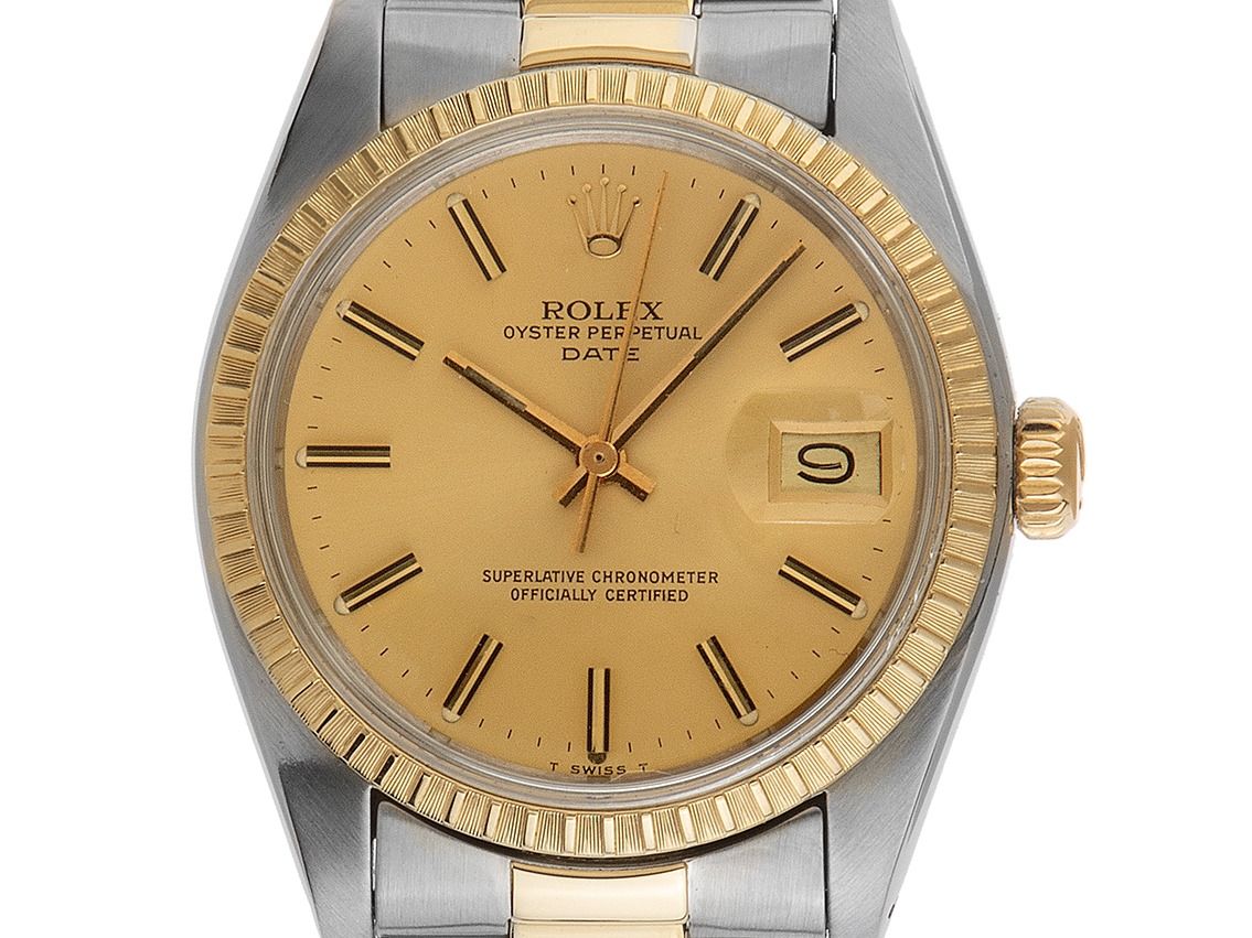 Rolex Oyster Perpetual Date Ref.1505 Bj.1979 original Box sehr gut Vintage