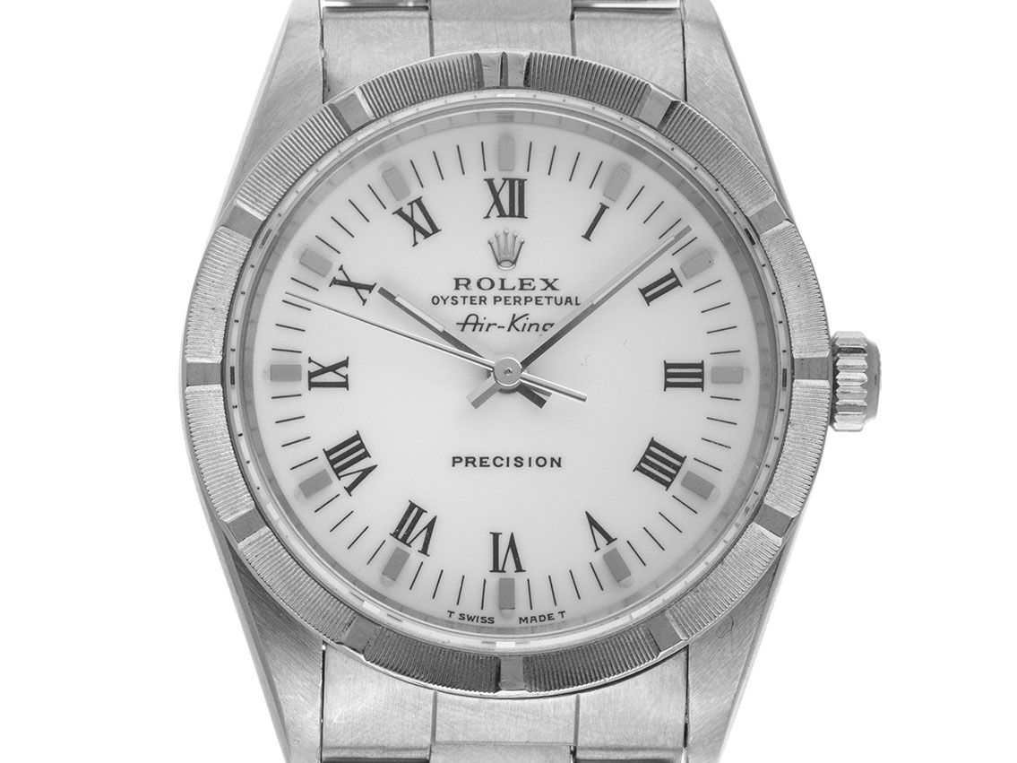 Rolex Air King Precision Ref.14010 1996 Box&Beschreibung Original Vintage Unpoliert