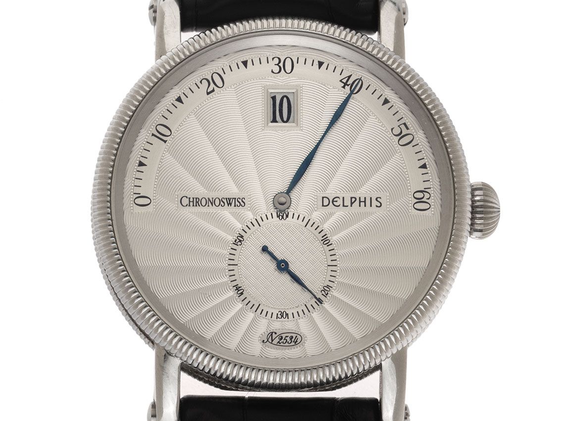Chronoswiss Delphis Ref.CH1423 Bj.2001 Full Set original Vintage Unpoliert