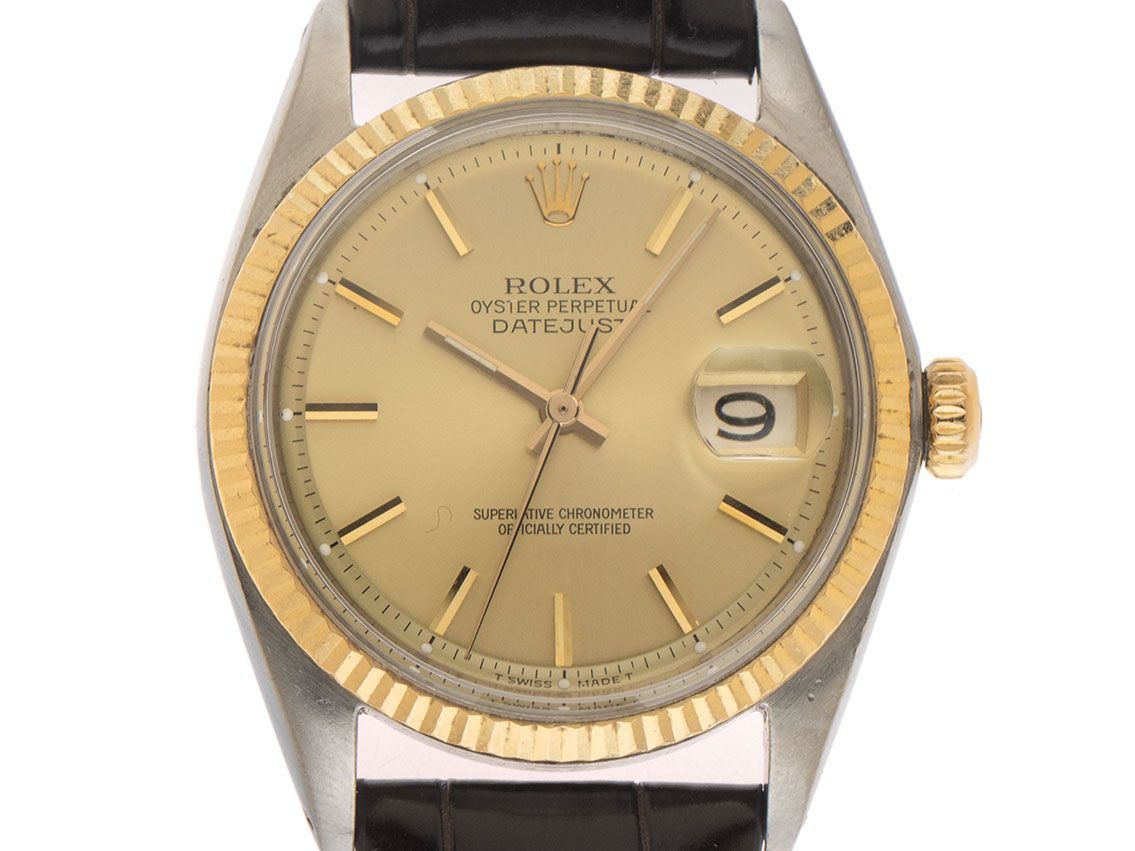 Rolex Datejust Ref.1601 Bj.1968 Box&Beschreibung original Vintage unpoliert