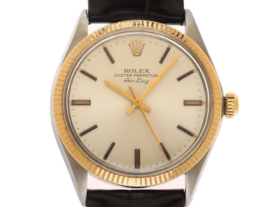 Rolex Air King Precision Ref.5500 Bj.1972 Box&Beschreibung original Vintage Unpoliert