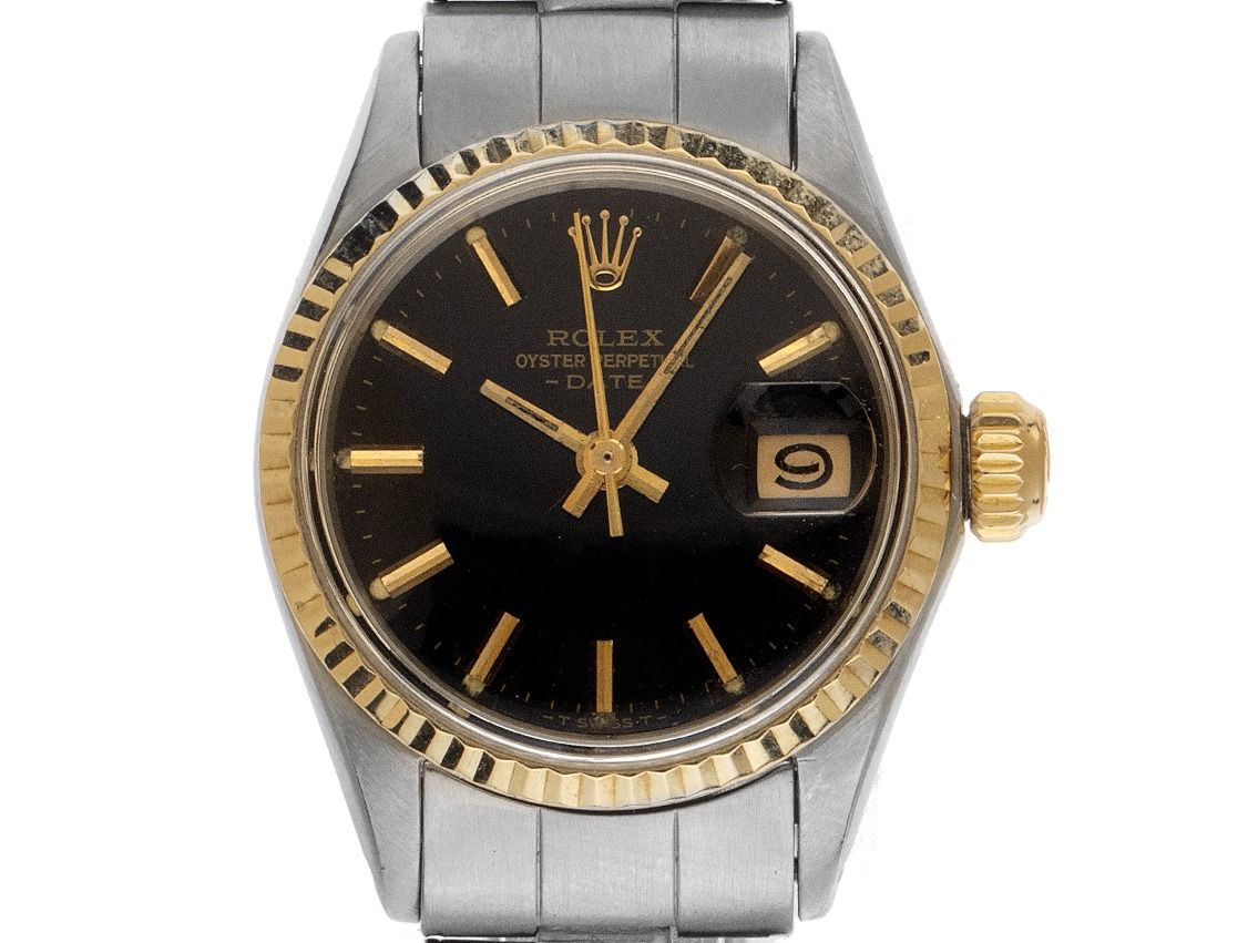 Rolex Oyster Perpetual Date Lady Ref.6517 1968 original Box sehr gut Vintage