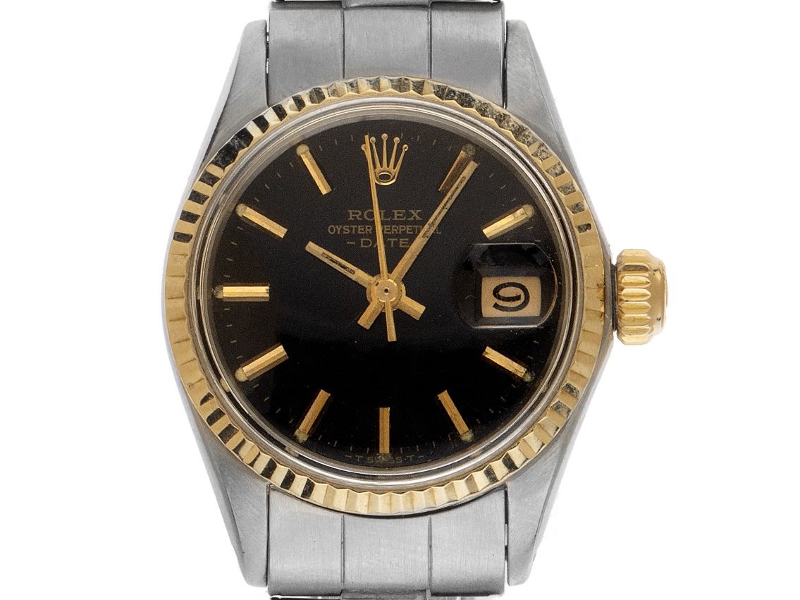 Rolex Oyster Perpetual Date Lady Ref.6517 1968 original Box sehr gut Vintage