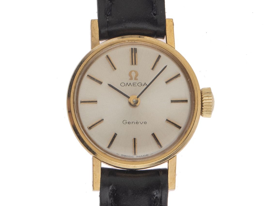 Omega Geneve Ref.511.213 1965 original Box original unpoliert Vintage