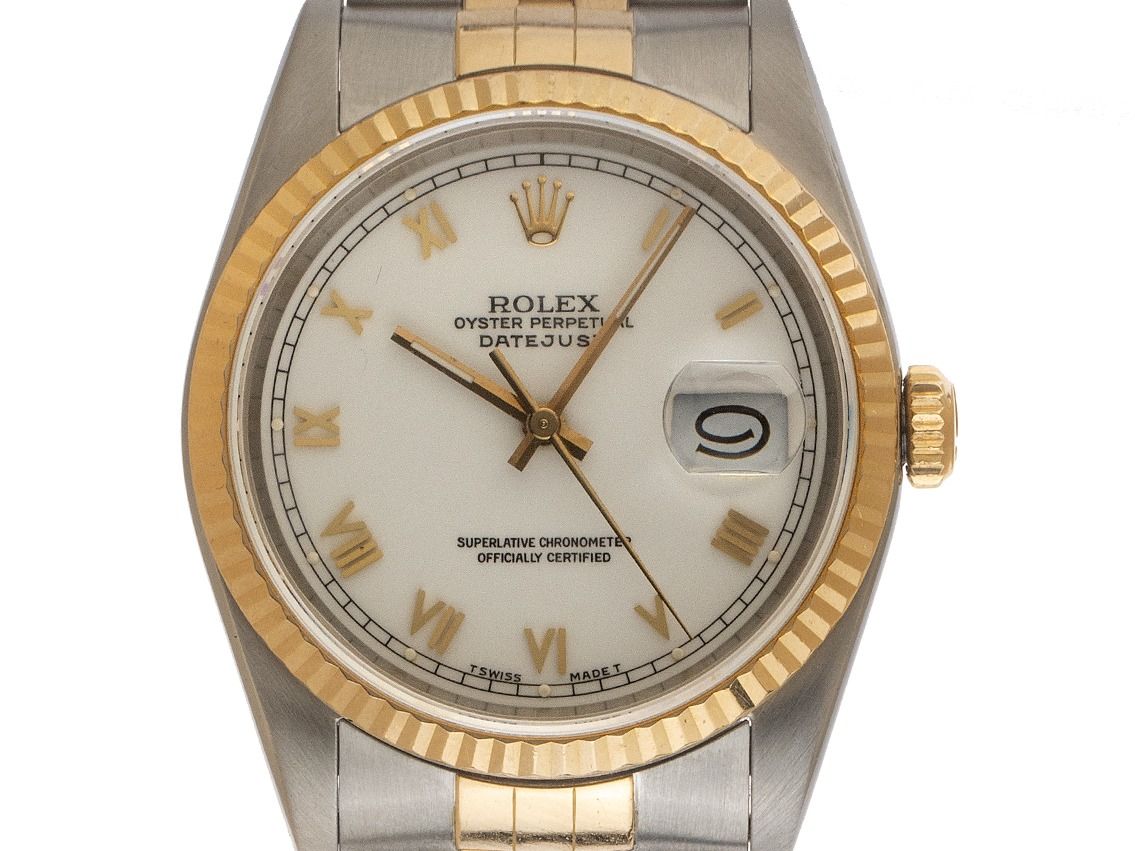 Rolex Datejust Ref.16233 Bj.1988 Box&Beschreibung sehr gut Vintage 