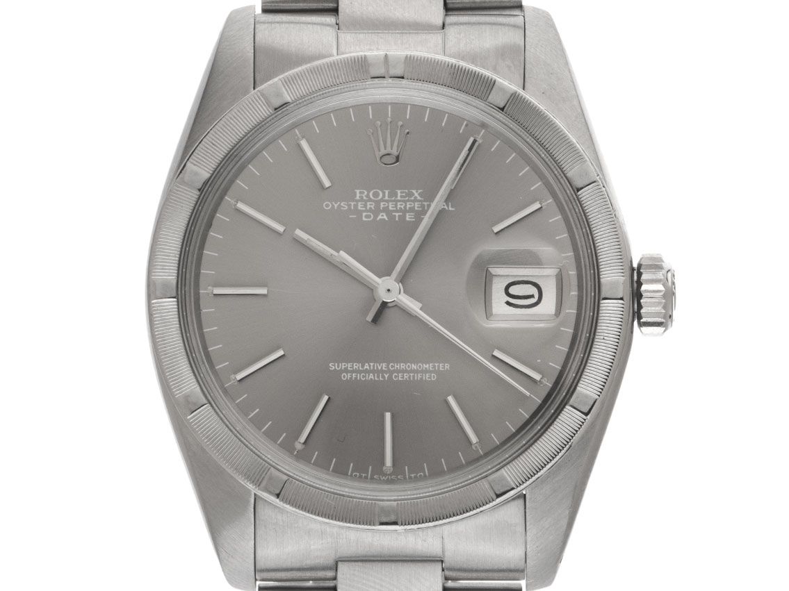 Rolex Oyster Perpetual Date Ref.1501 1975 Box&Beschreibung Original Vintage Unpoliert