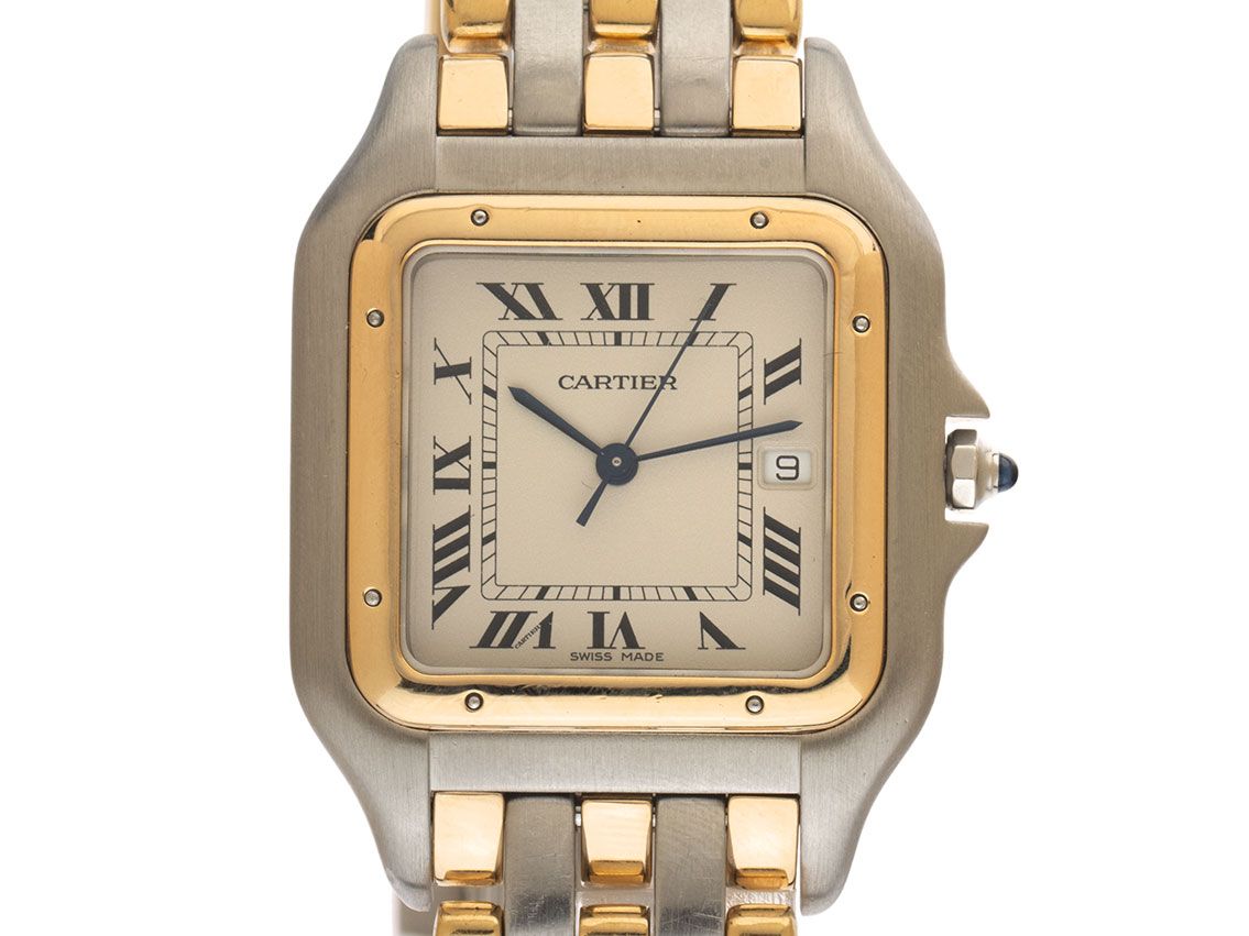 Cartier Panthere GM Ref.8395 1989 Box&Beschreibung Original Vintage Unpoliert