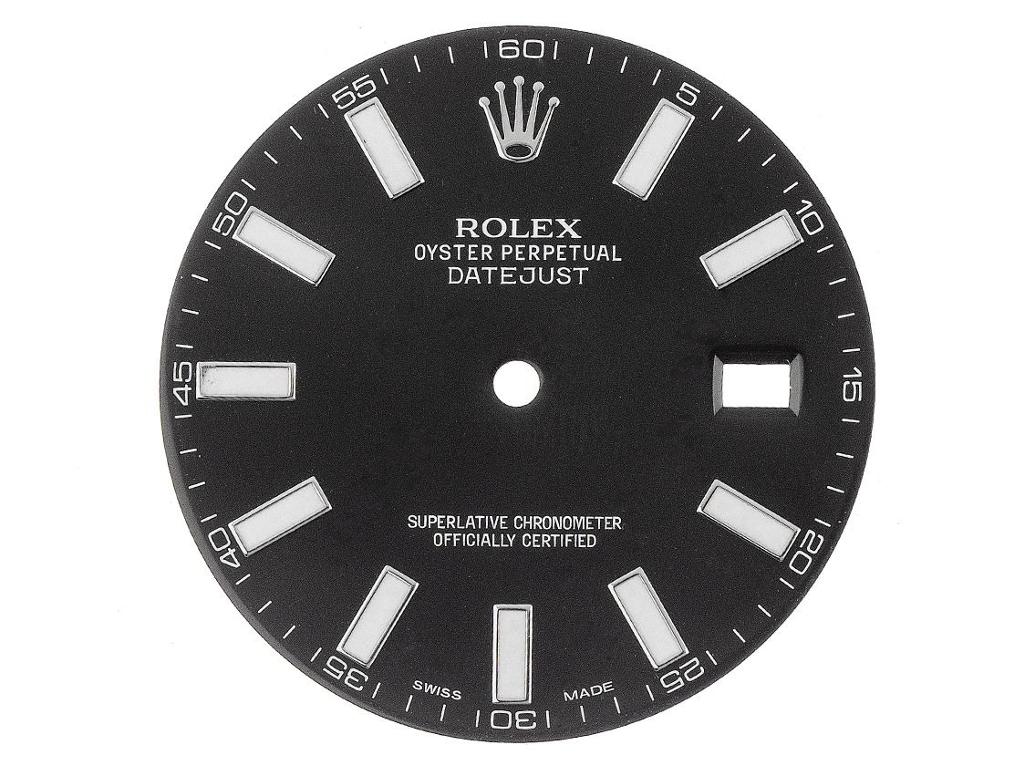 Rolex Zubehör - Zifferblatt Datejust II Schwarz 41mm Vintage