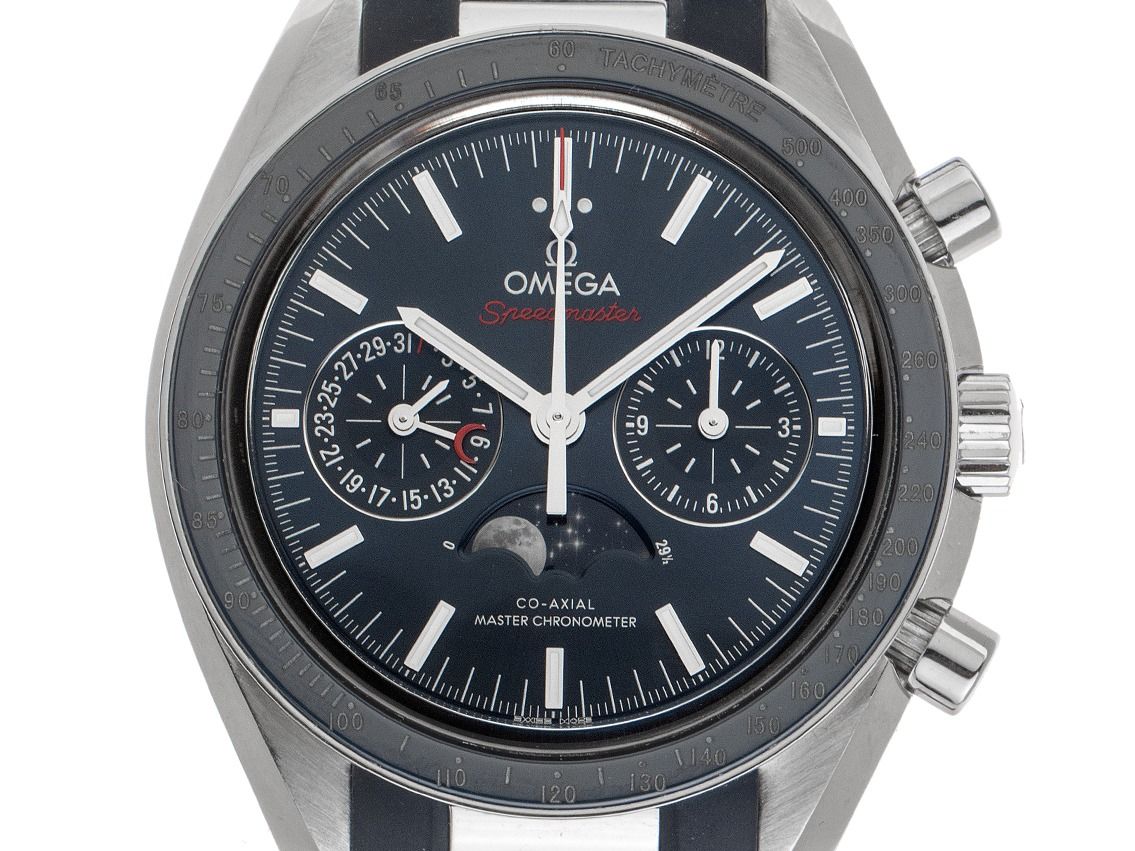 Omega Speedmaster Moonphase Ref.304.33.44.52.03.001 2025 Full Set wie Neu