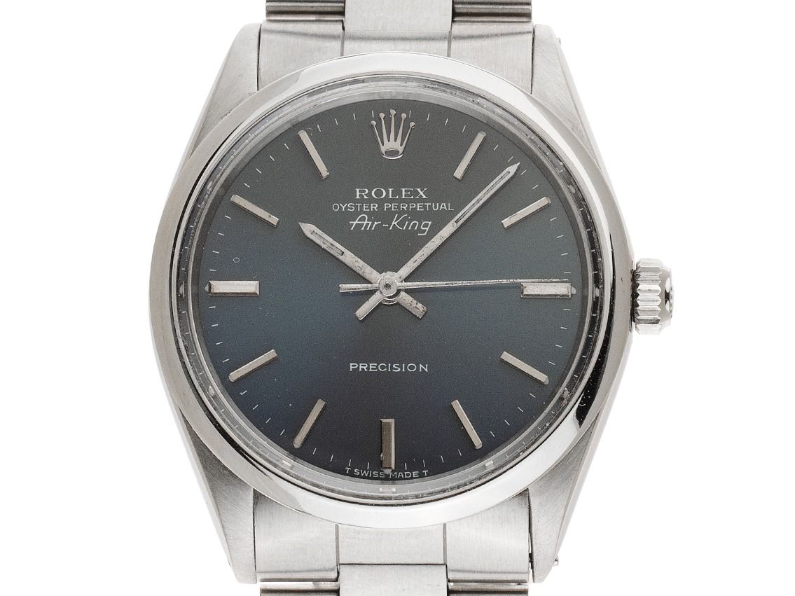 Rolex Oyster Perpetual Air King Ref.5500 1988 original Box Original Unpoliert Vintage