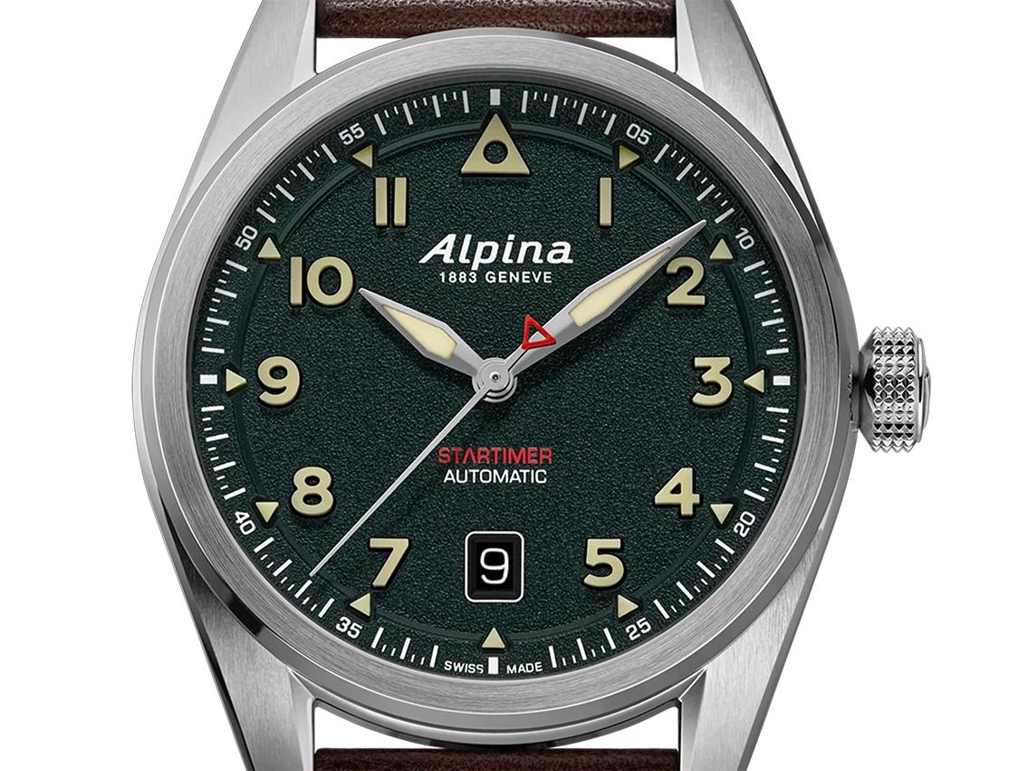 Alpina Startimer Pilot Ref.AL-525KW4S36 Full Set Neu