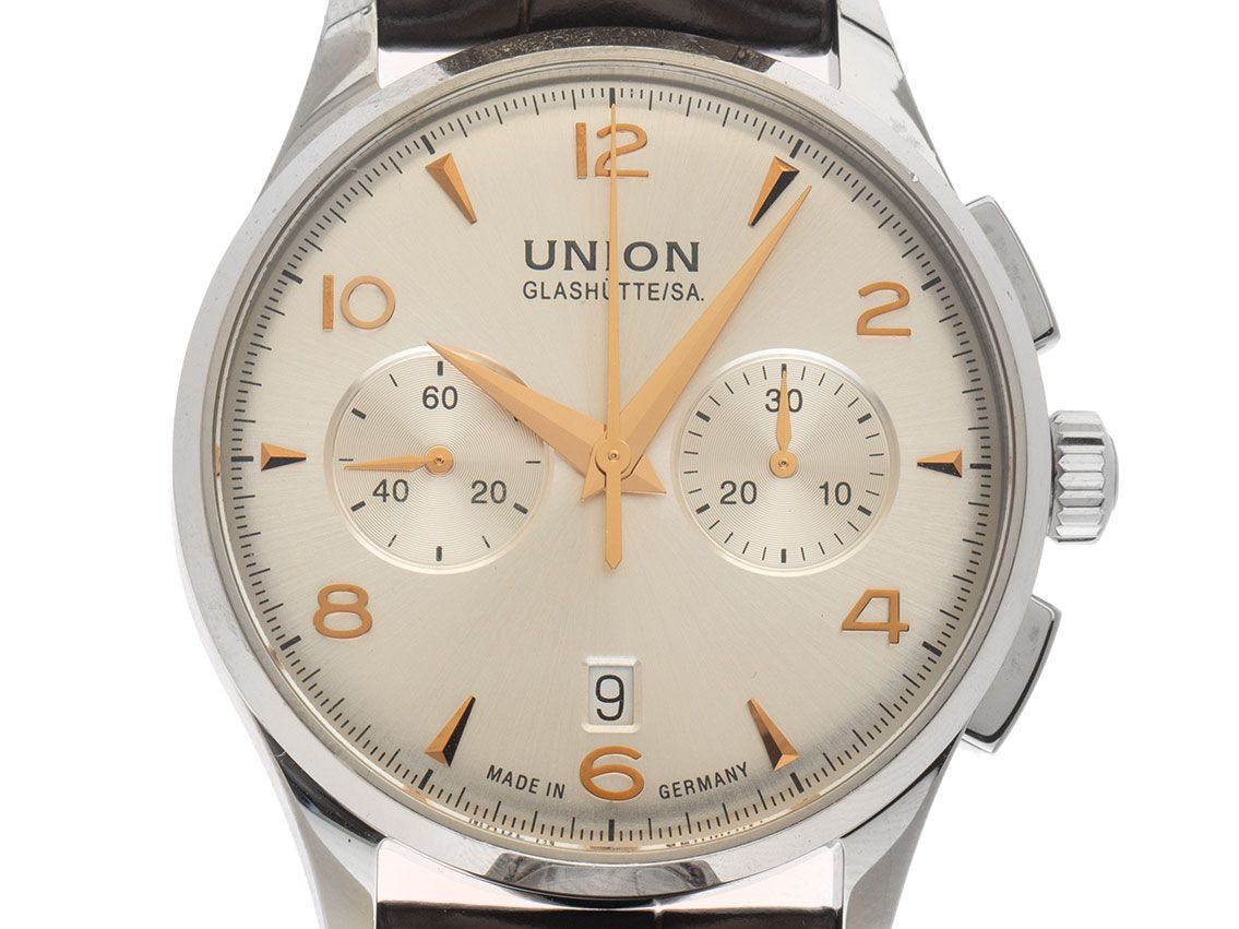 Union Glashütte Noramis Ref.D005.427A Bj.2013 original Box Original Vintage Unpoliert